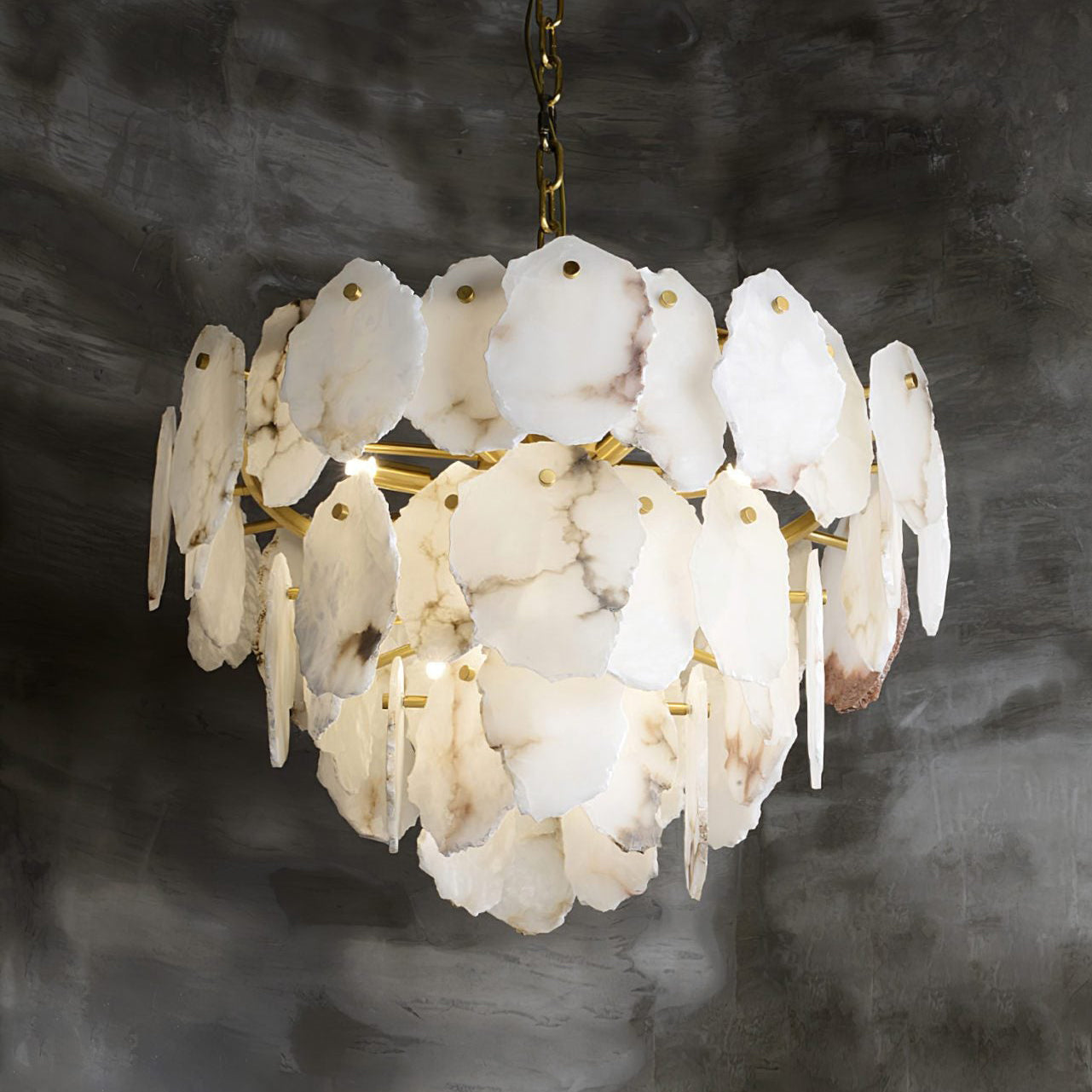 Esther Multiple Alabaster Chandelier