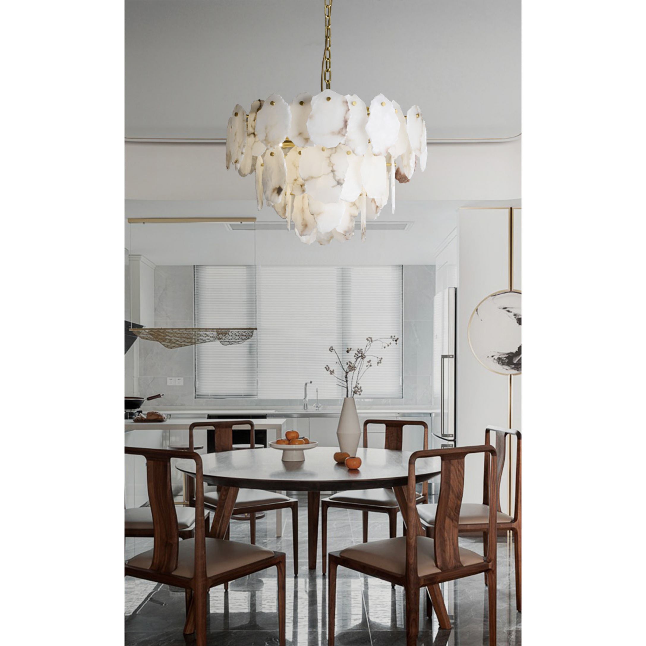 Esther Multiple Alabaster Chandelier