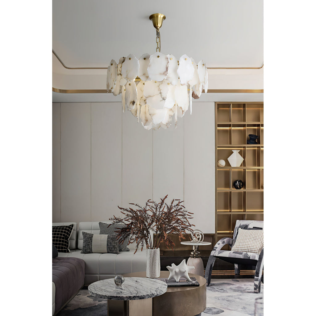 Esther Multiple Alabaster Chandelier