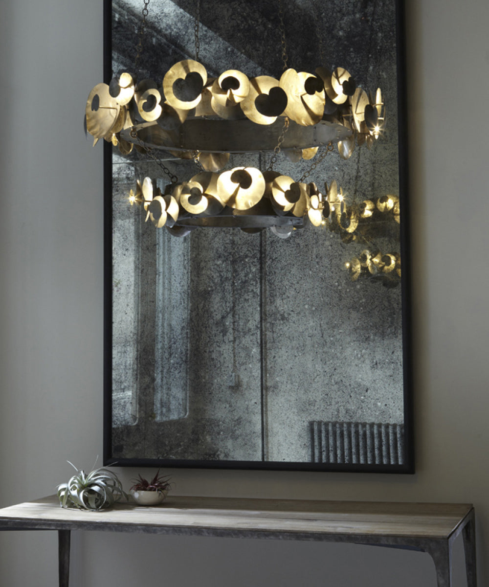 Eucalyptus Round Double Tier Chandelier
