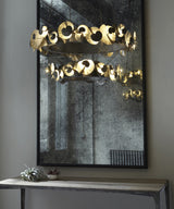 Eucalyptus Round Double Tier Chandelier