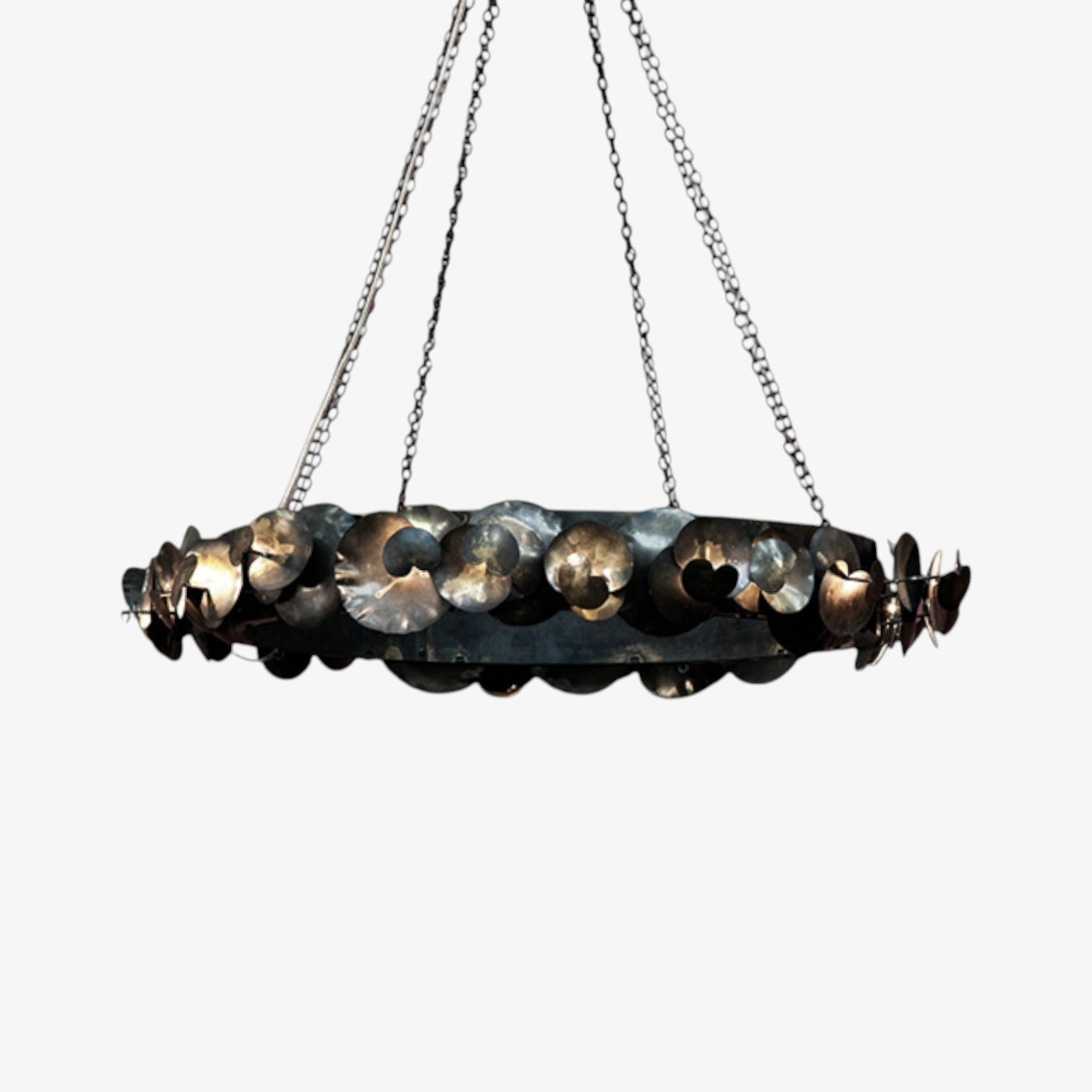 Eucalyptus Round Single Tier Chandelier