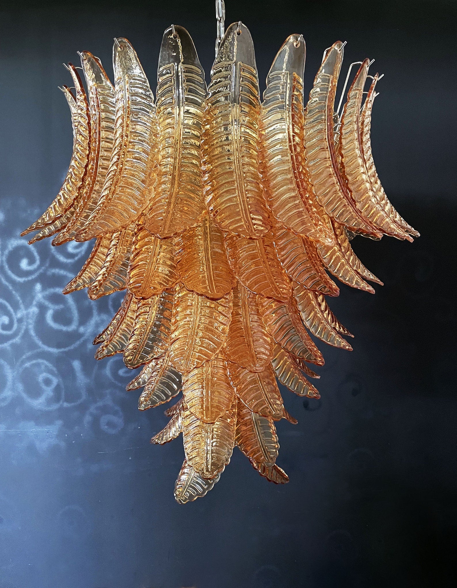 Fancy Italian Murano Felci Chandelier