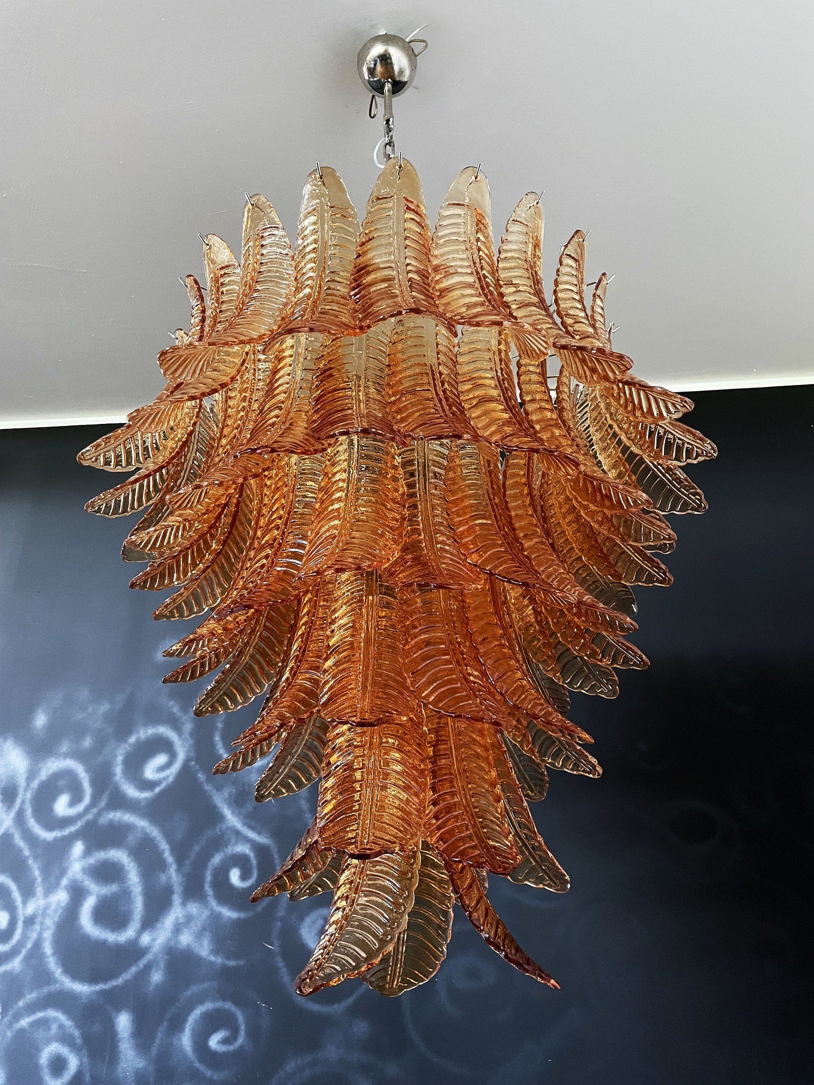 Fancy Italian Murano Felci Chandelier
