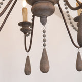 Farmhouse Beaded Chandelier