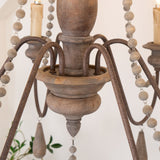 Farmhouse Beaded Chandelier