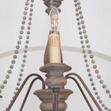 Farmhouse Beaded Chandelier