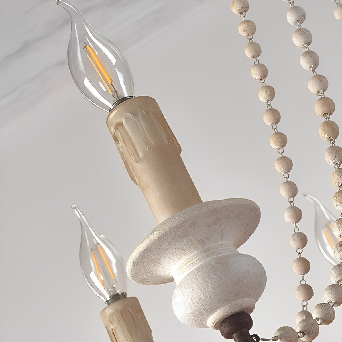 Farmhouse Beaded Chandelier