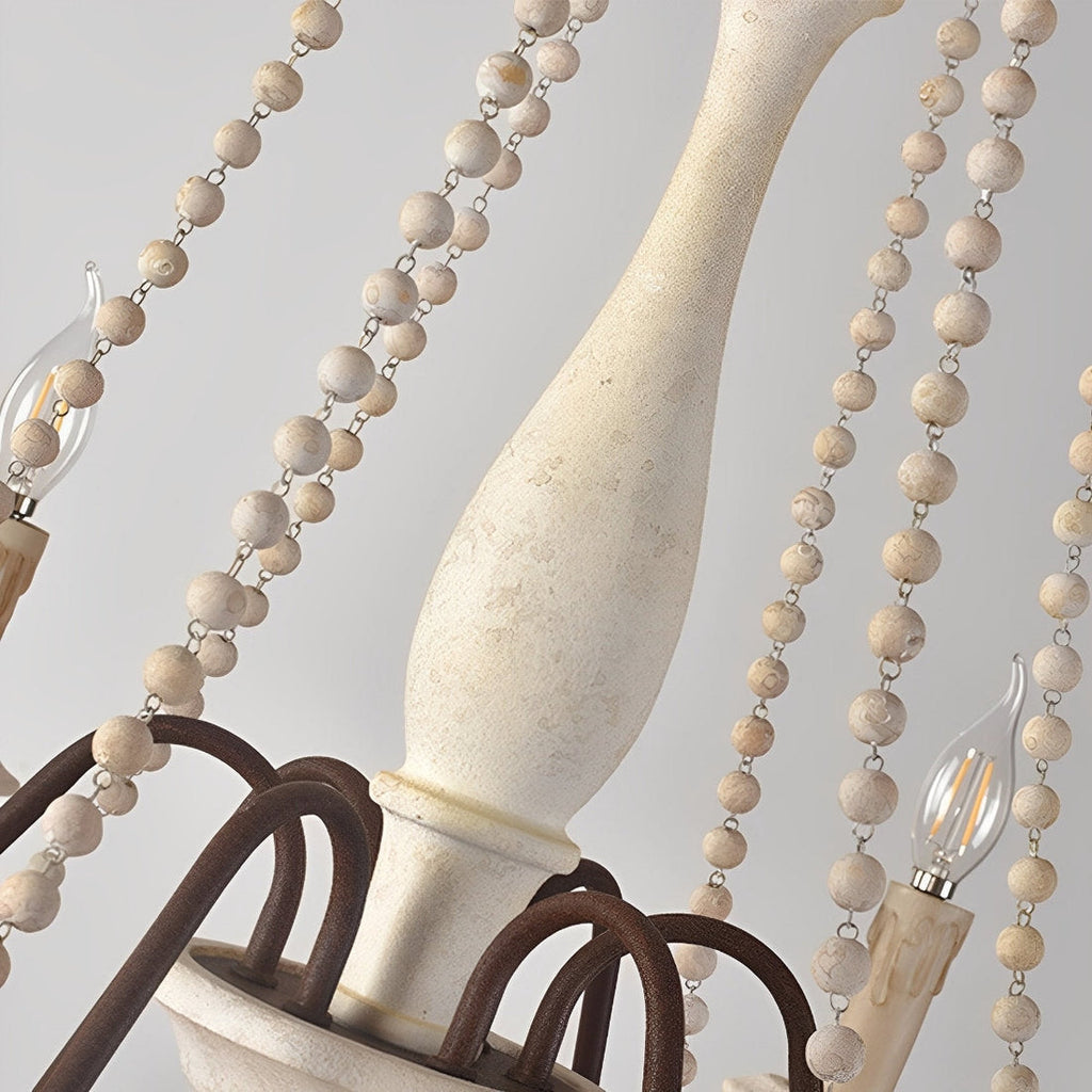 Farmhouse Beaded Chandelier