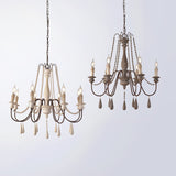Farmhouse Beaded Chandelier