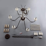 Farmhouse Beaded Chandelier