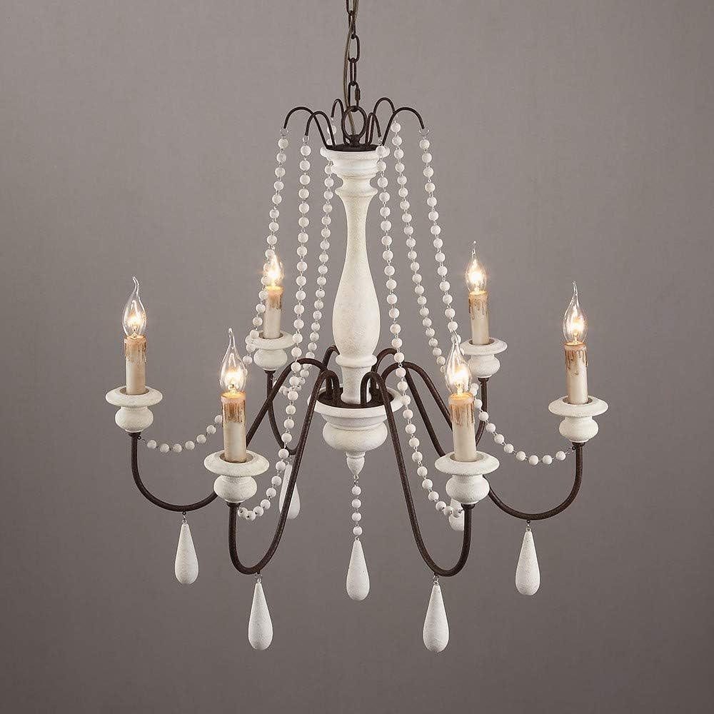 Farmhouse Beaded Chandelier