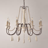 Farmhouse Beaded Chandelier