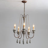 Farmhouse Beaded Chandelier