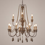 Farmhouse Beaded Chandelier