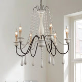 Farmhouse Beaded Chandelier