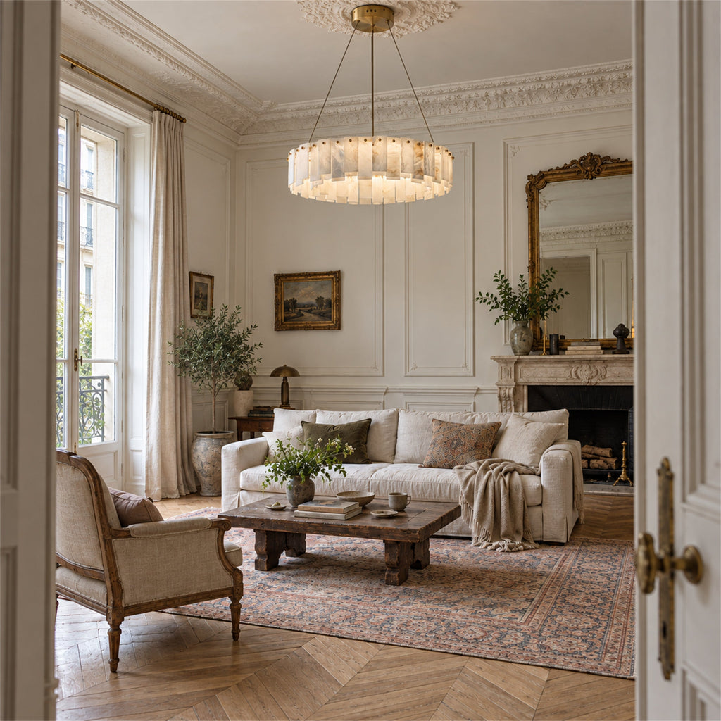 Flinchum Alabaster Chandelier