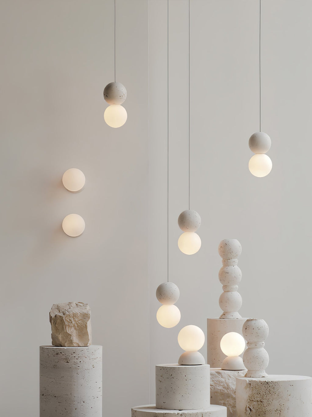 Flossie Cement Pendant Lighting