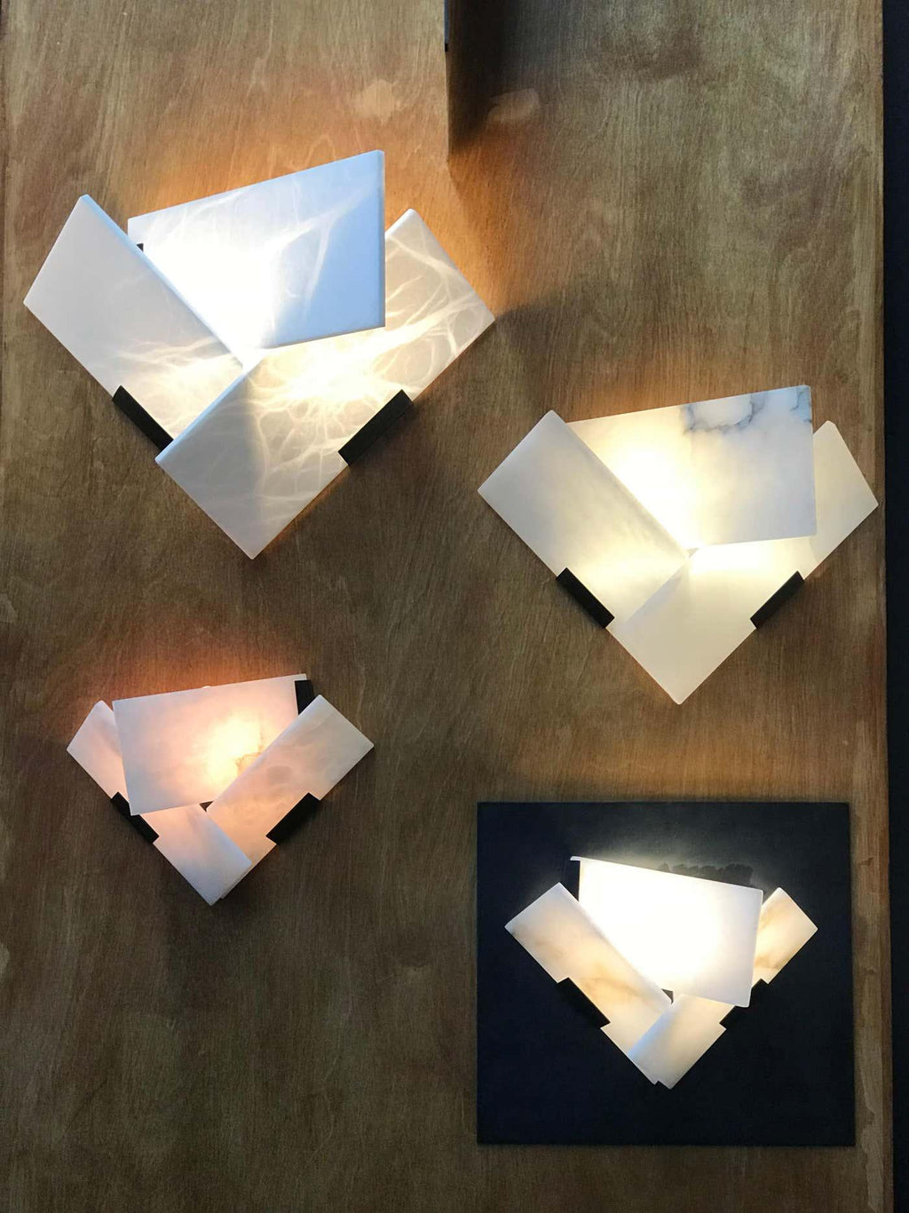 Fly Alabaster Wall Sconce