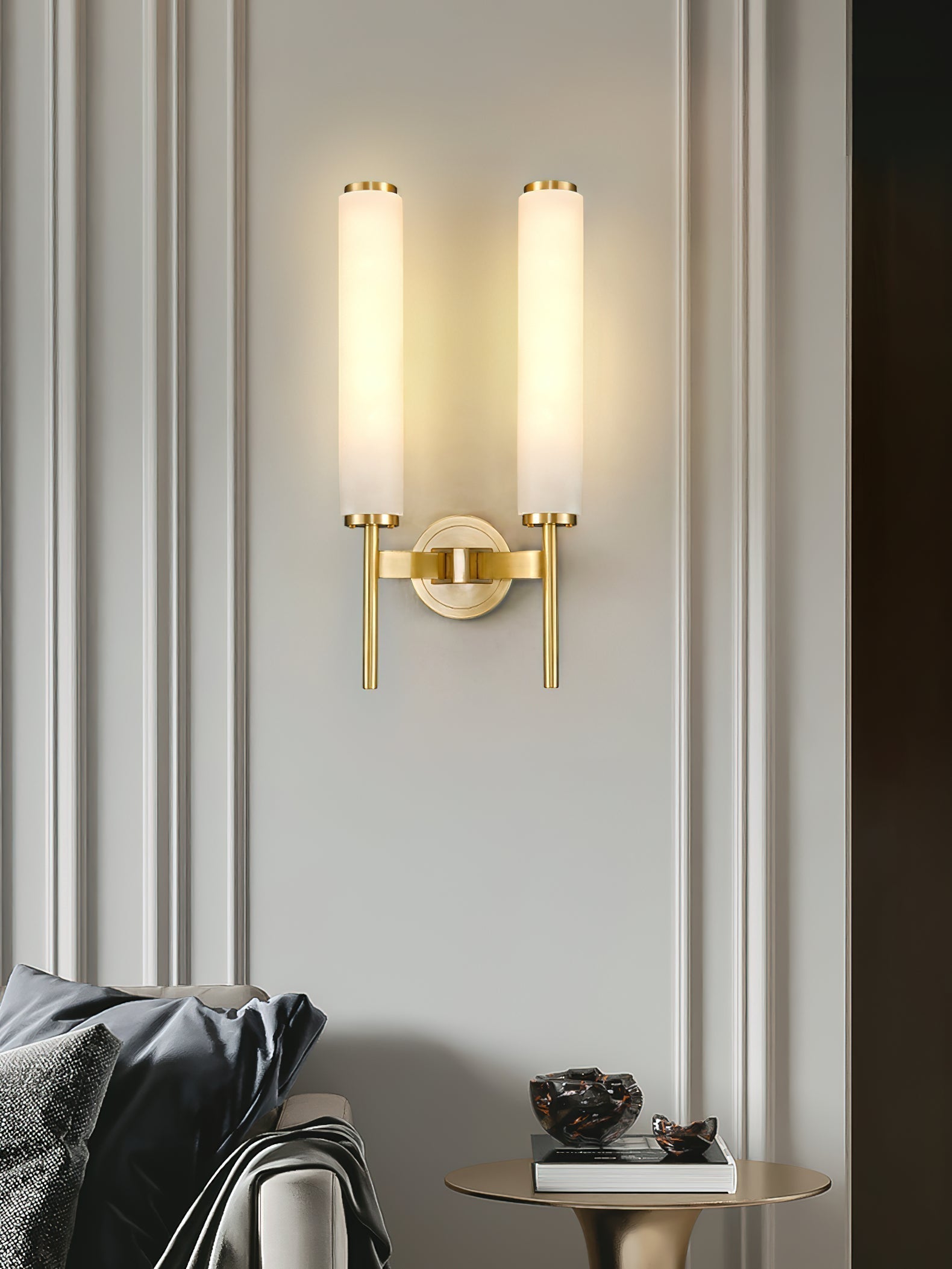 Fontenot Alabaster Wall Sconce