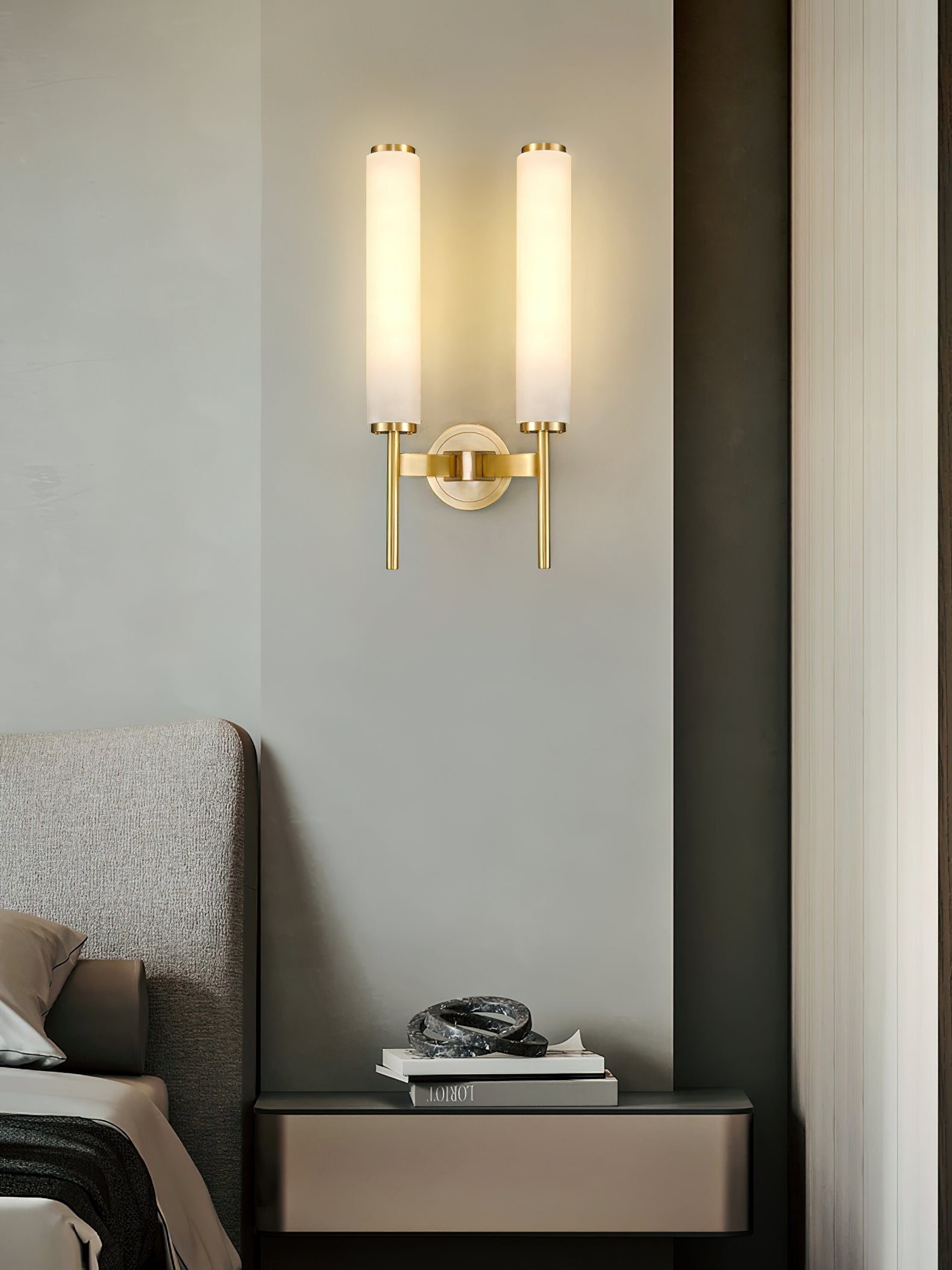 Fontenot Alabaster Wall Sconce