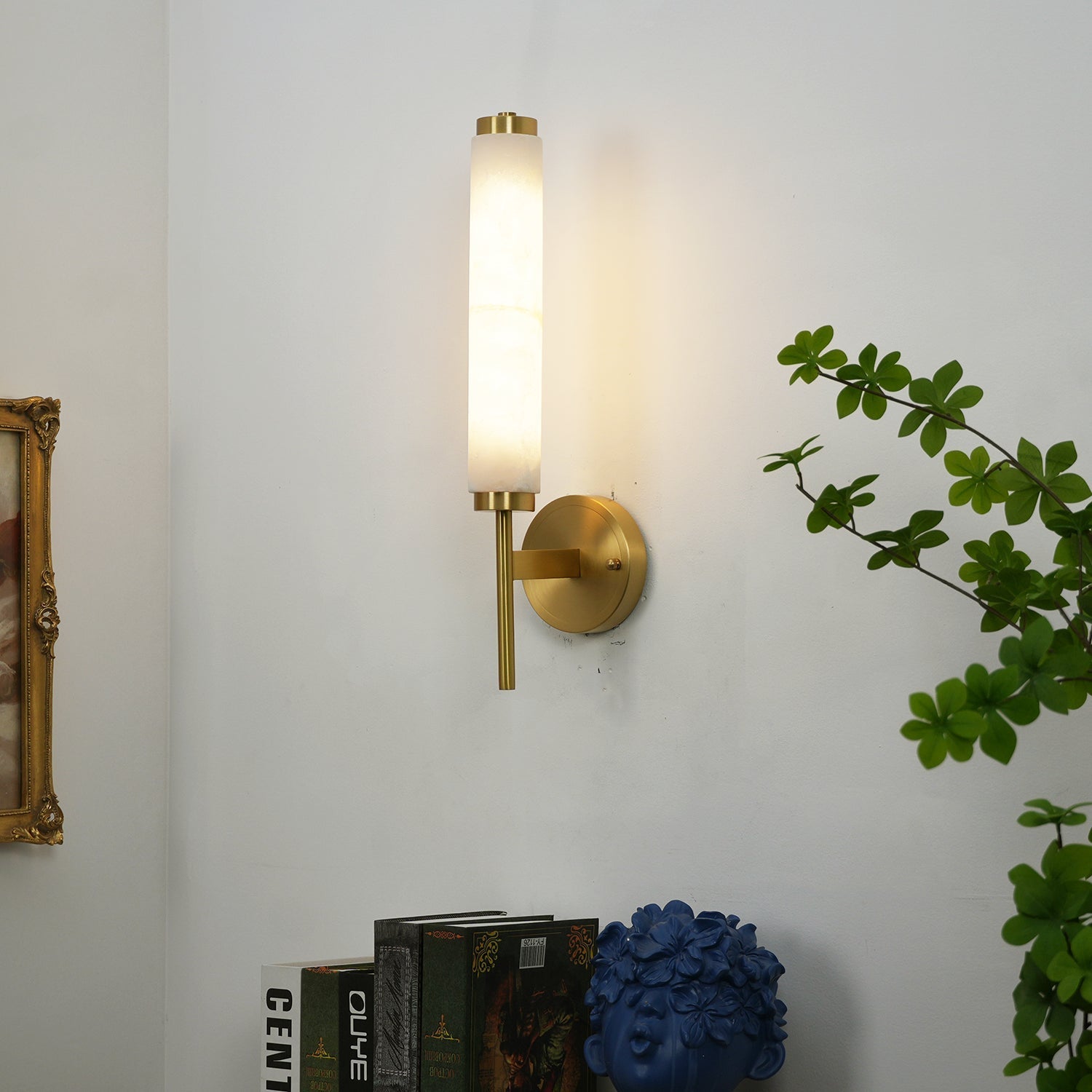 Fontenot Alabaster Wall Sconce