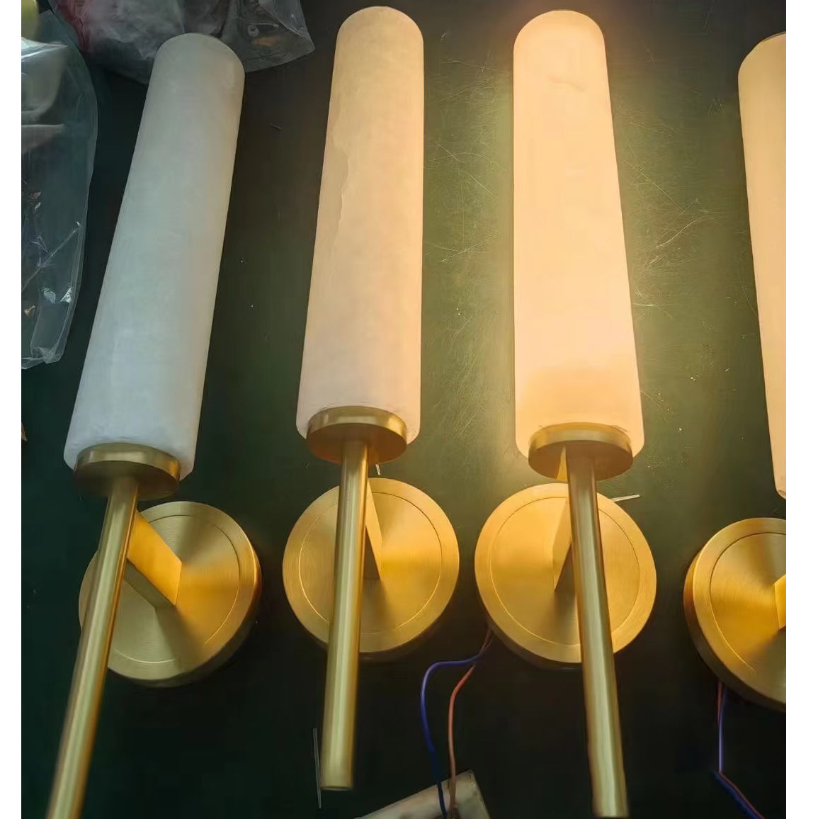 Fontenot Alabaster Wall Sconce