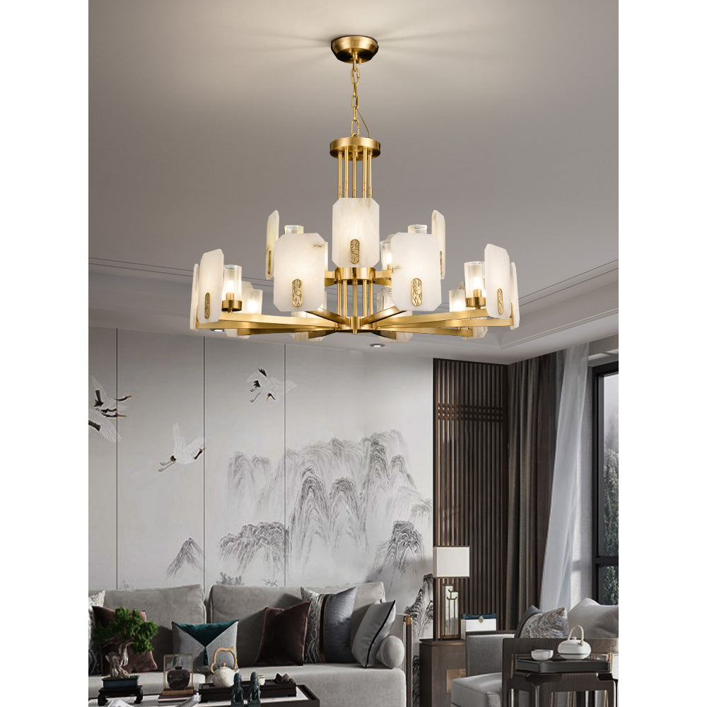 Froese Alabaster Chandelier