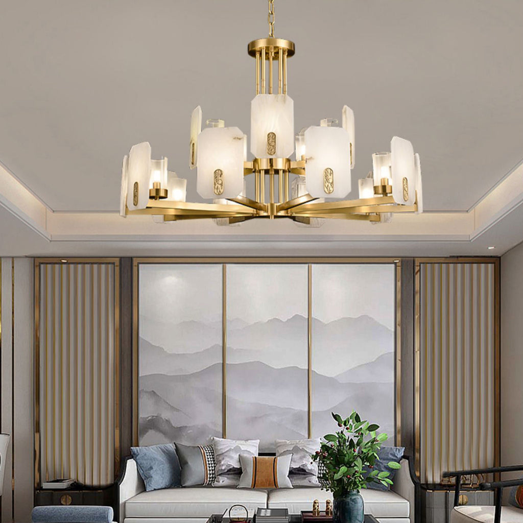 Froese Alabaster Chandelier