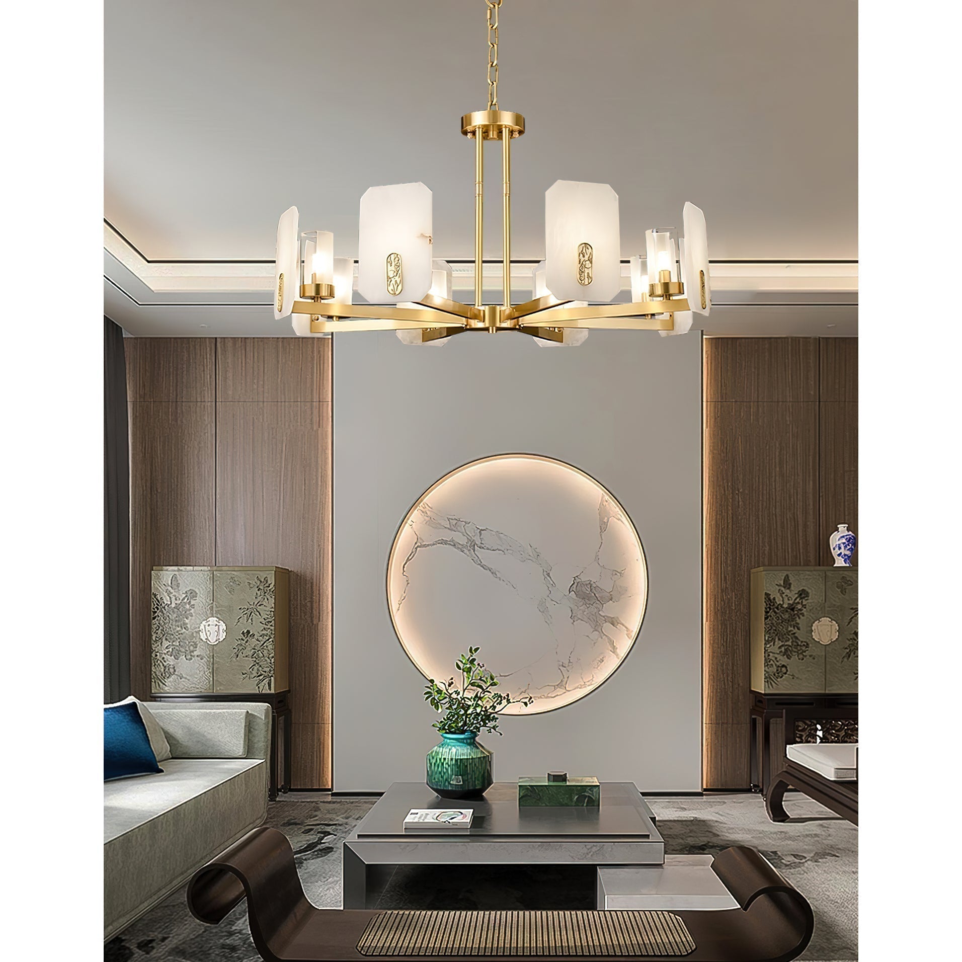 Froese Alabaster Chandelier