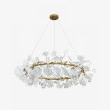 Carias Series Circle Gingko Chandelier