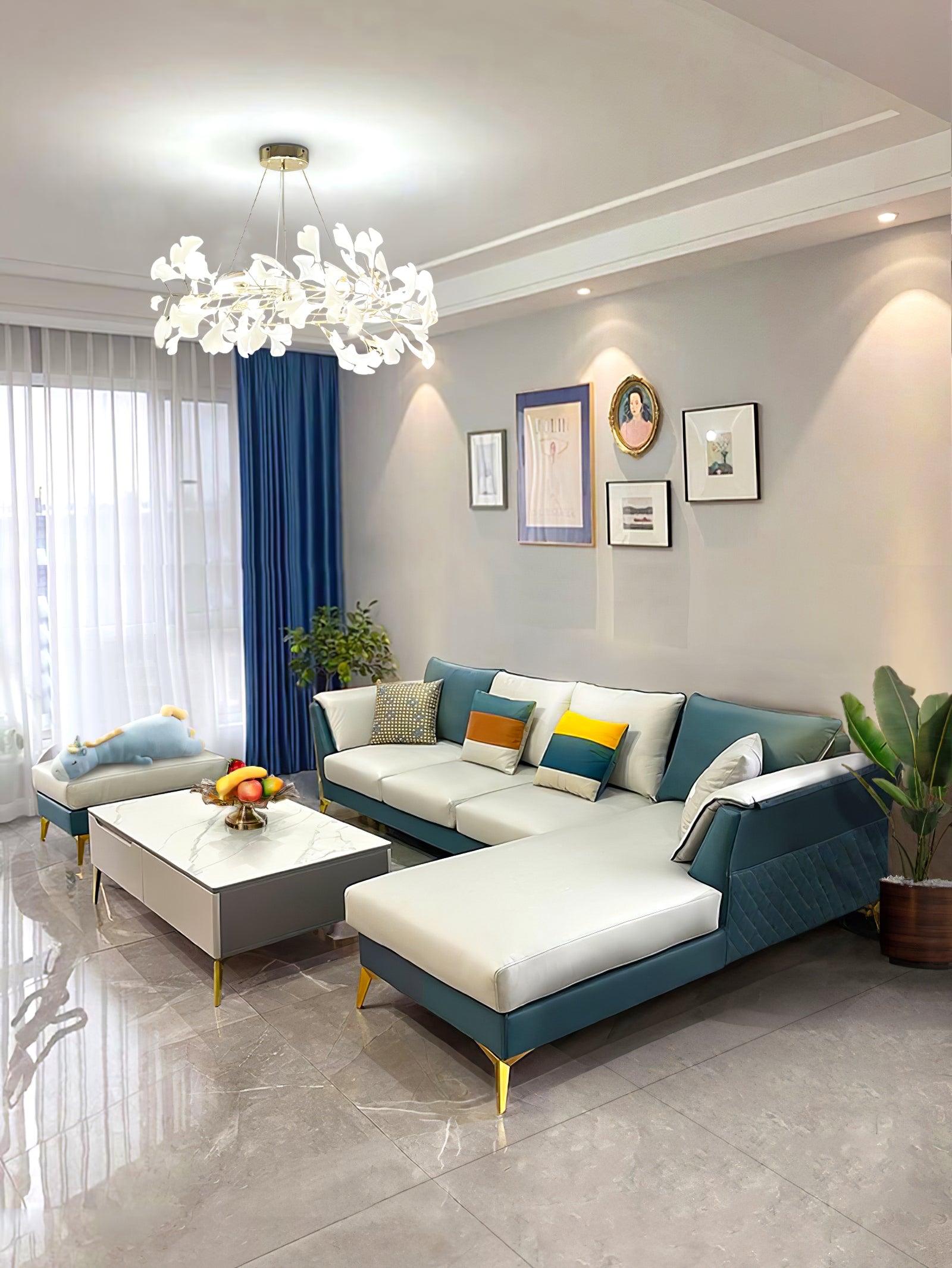 Carias Series Circle Gingko Chandelier