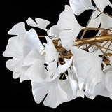 Carias Series Circle Gingko Chandelier