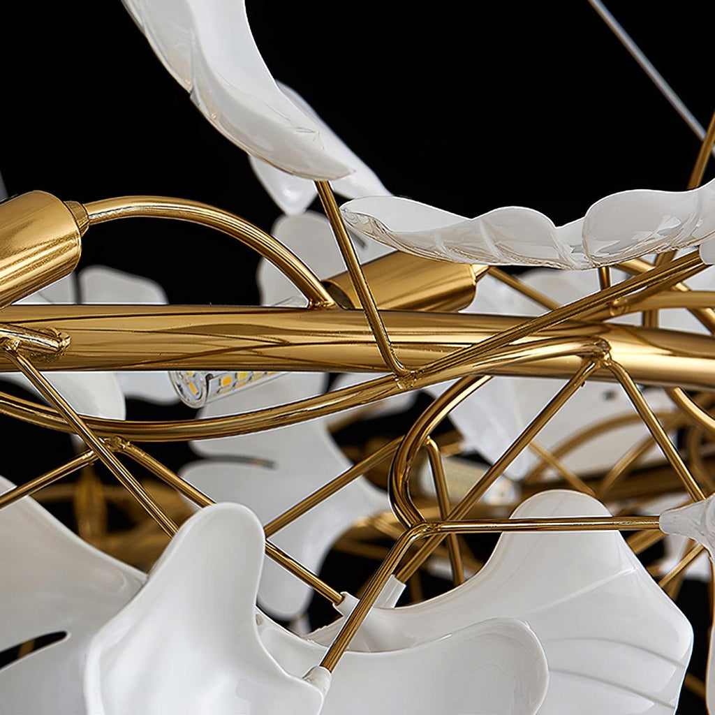 Carias Series Circle Gingko Chandelier