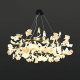 Carias Series Circle Gingko Chandelier
