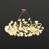 Carias Series Circle Gingko Chandelier