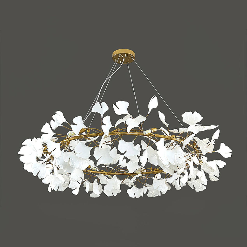 Carias Series Circle Gingko Chandelier