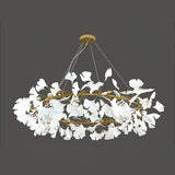 Carias Series Circle Gingko Chandelier