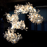 Carias Ceramic Ginkgo Chandelier Large