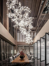 Carias Ceramic Ginkgo Chandelier Large