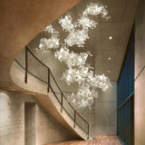 Carias Ceramic Ginkgo Chandelier Large