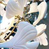 Carias Ceramic Ginkgo Pendant Light Extended