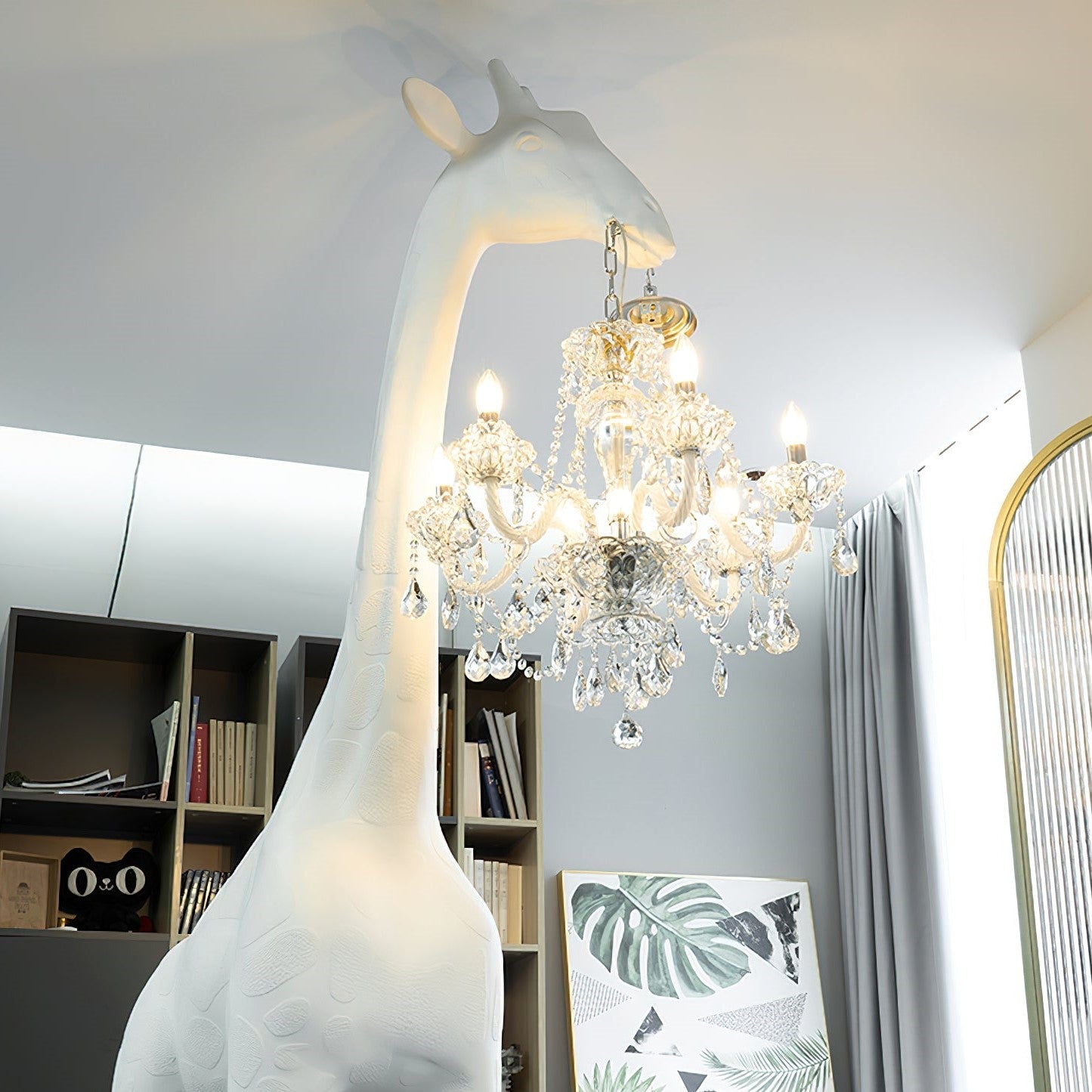 Giraffe Sculpture Floor Lamp
