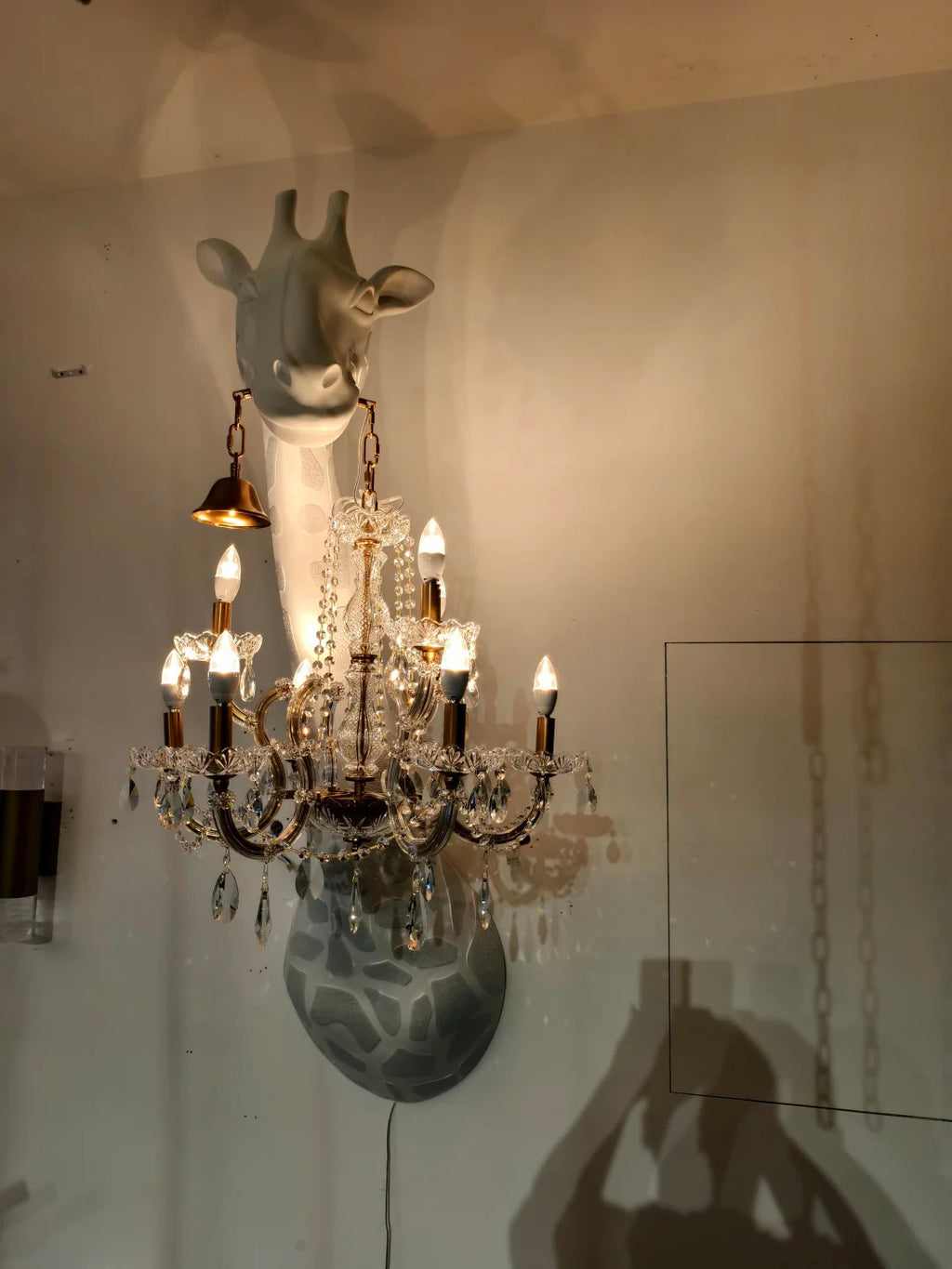 Giraffe Sculpture Wall Lamp