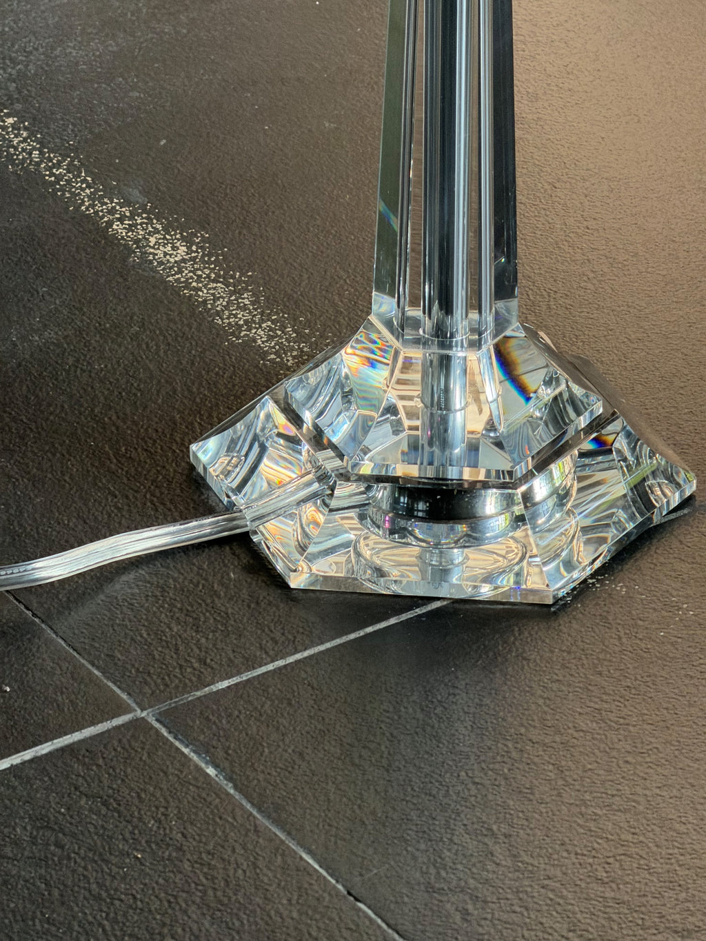 Grant Crystal Table Lamp
