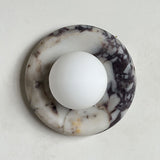 Calacatta Viola Marble Bowl Sconce
