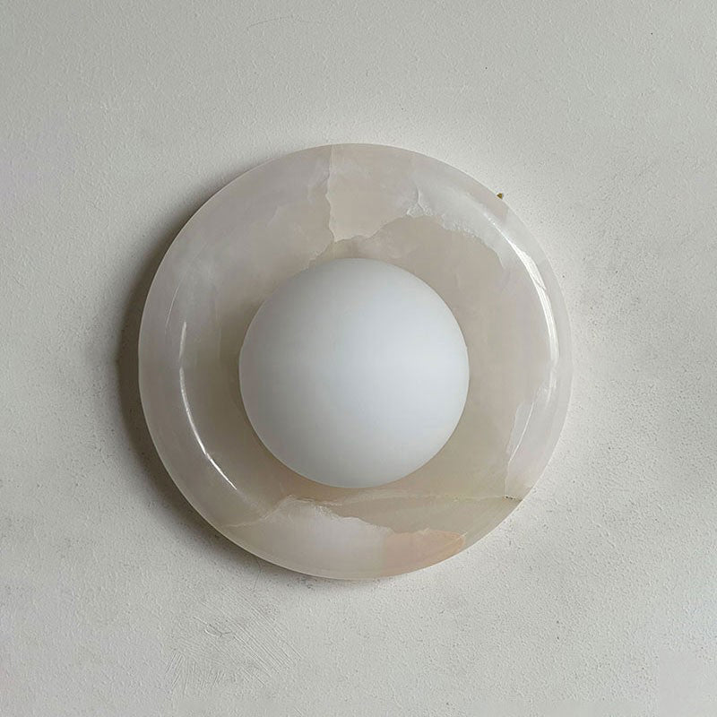 Gravure Onyx Sconce