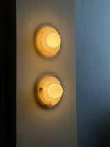 Gravure Onyx Sconce