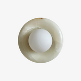 Gravure Onyx Sconce