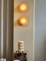 Gravure Onyx Sconce